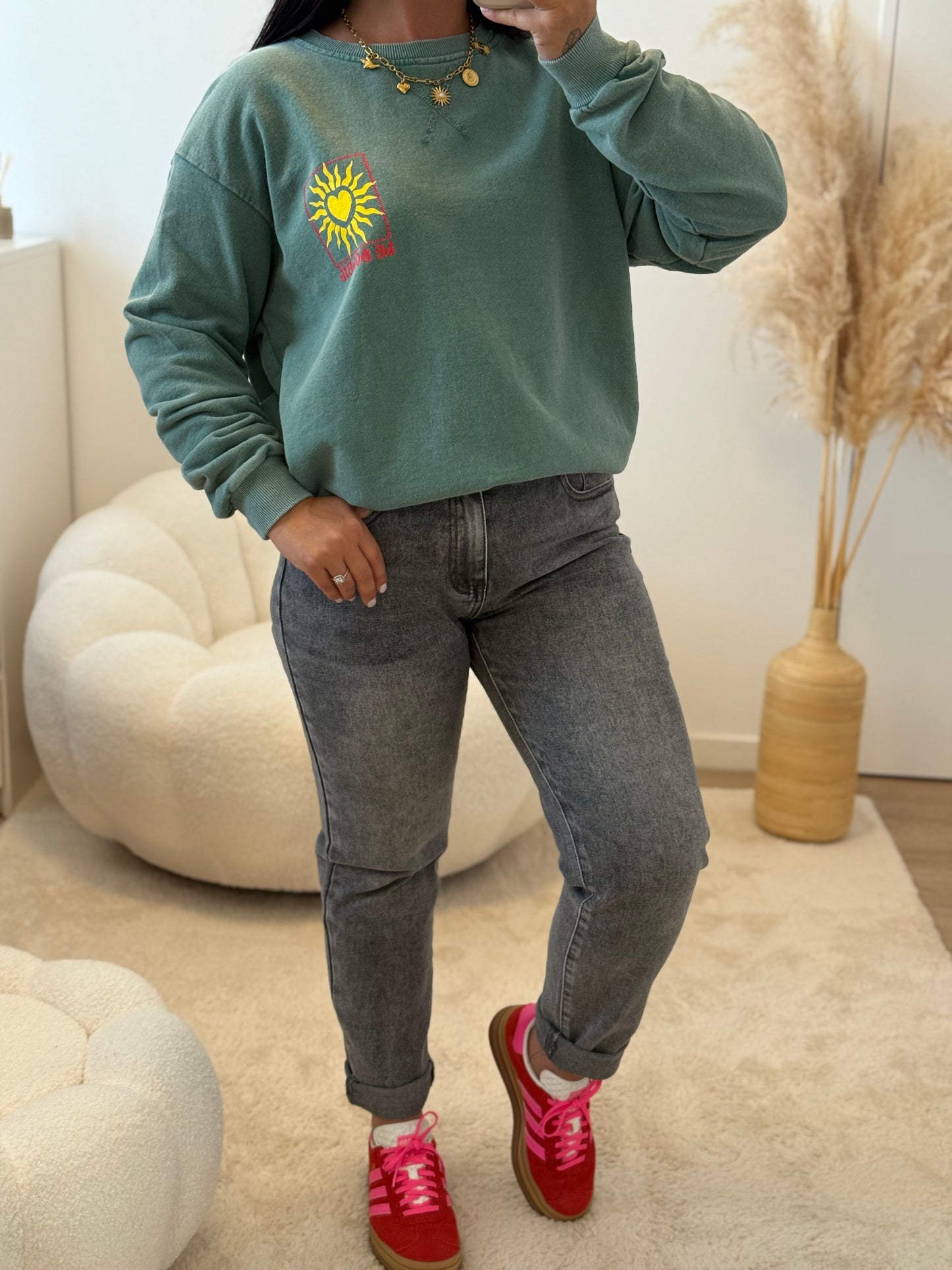 Sweat soleil vert