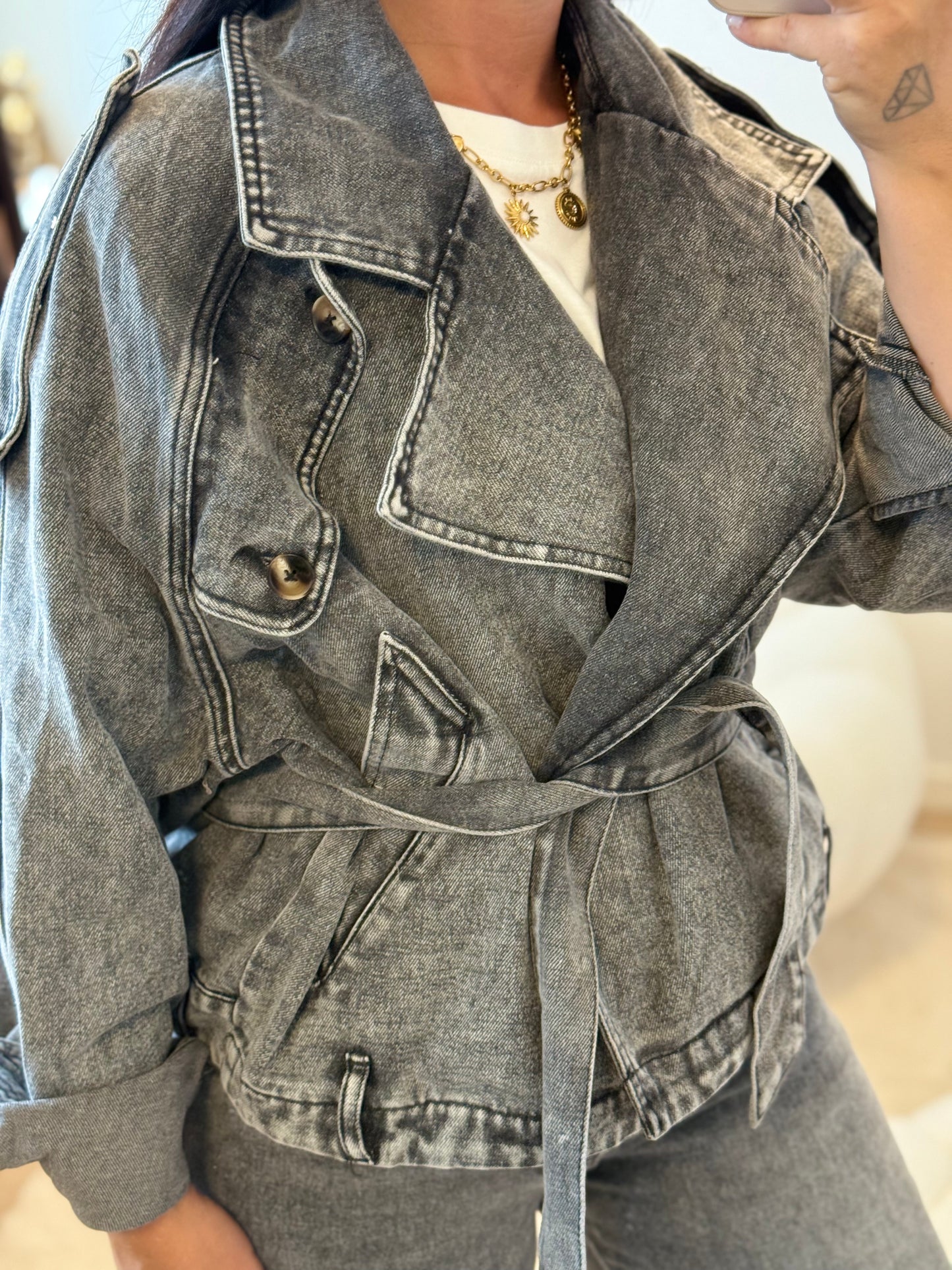 Perfecto jean gris