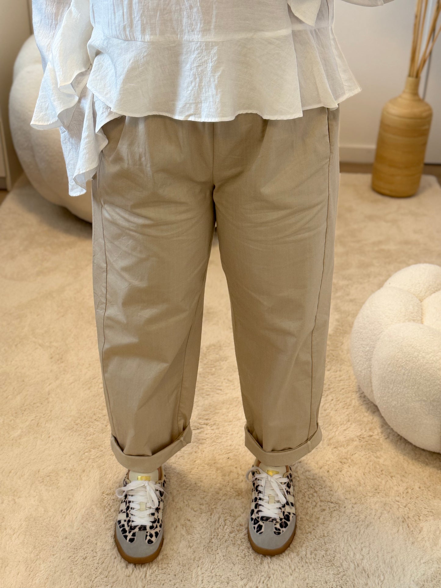 Pantalon barrel