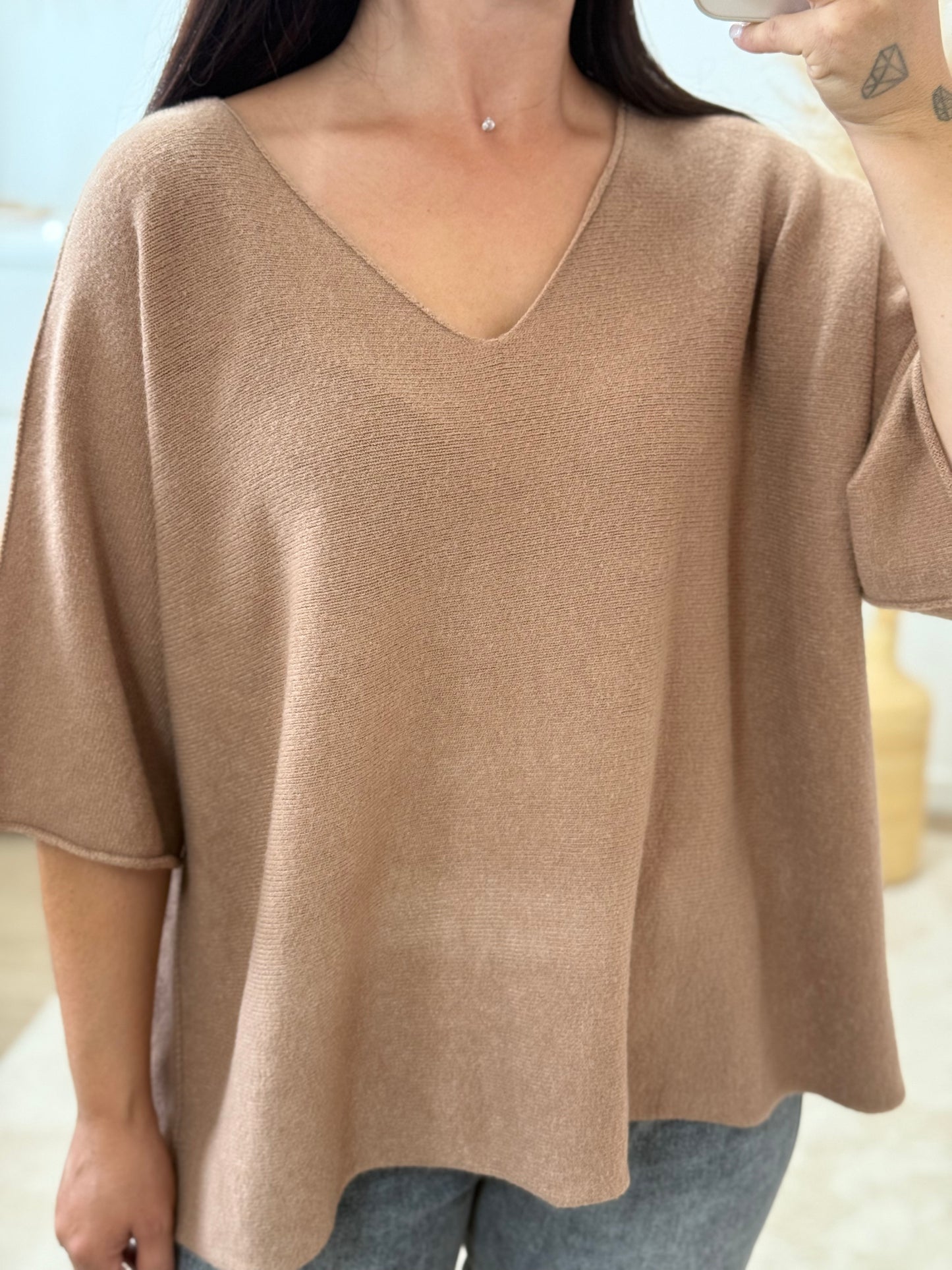 Pull manche courte