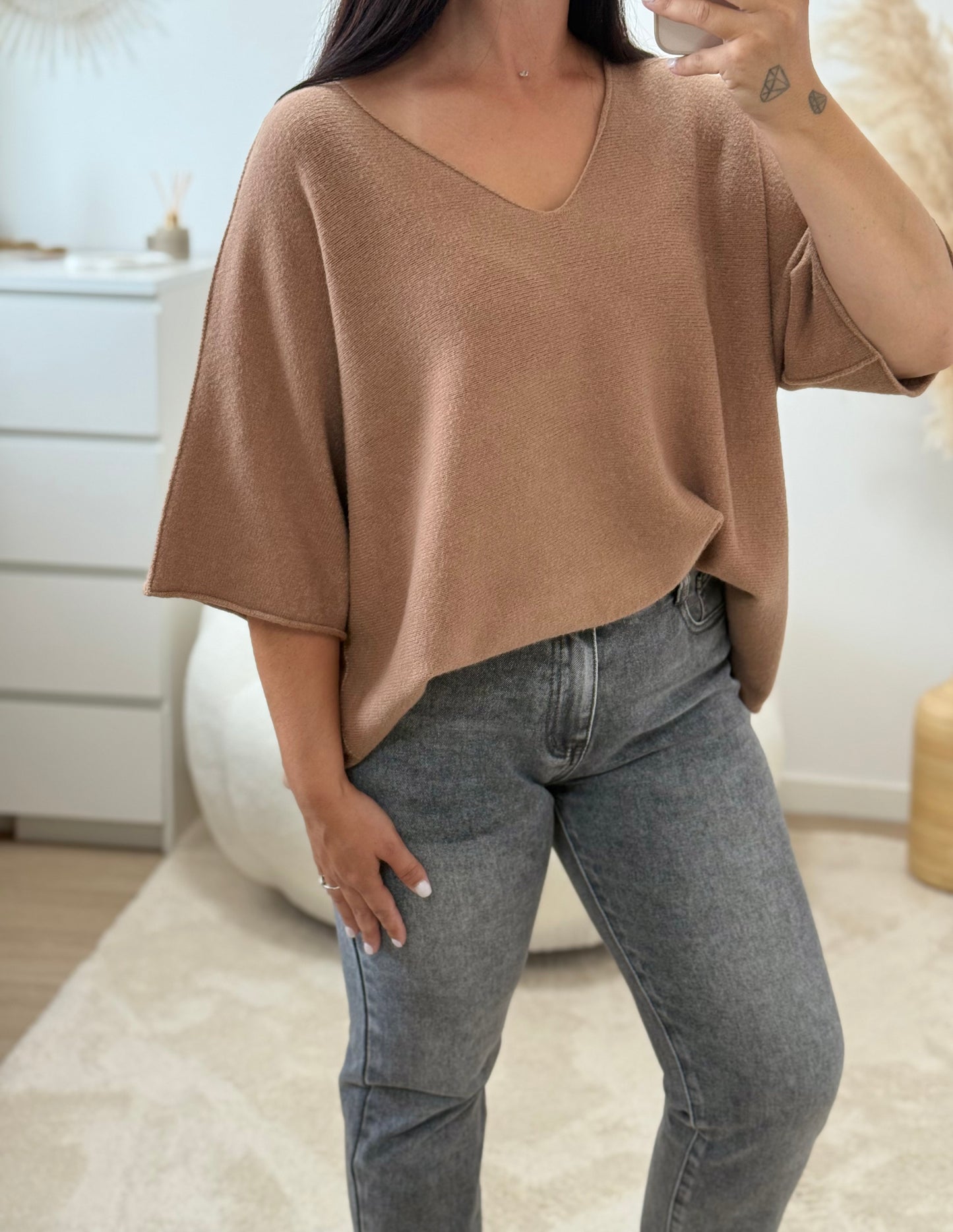 Pull manche courte