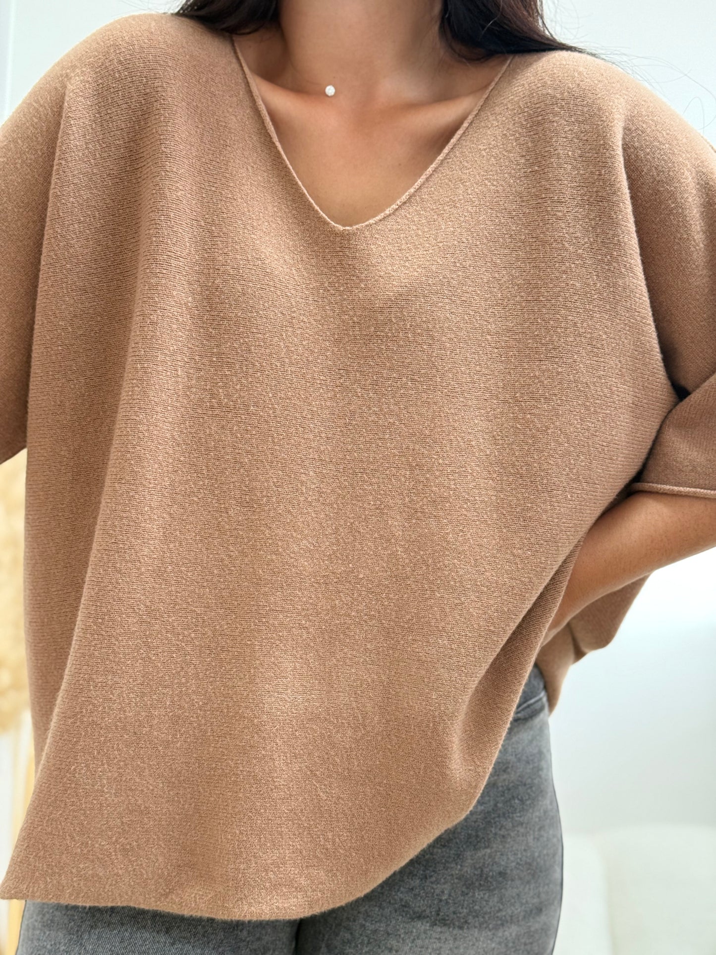Pull manche courte