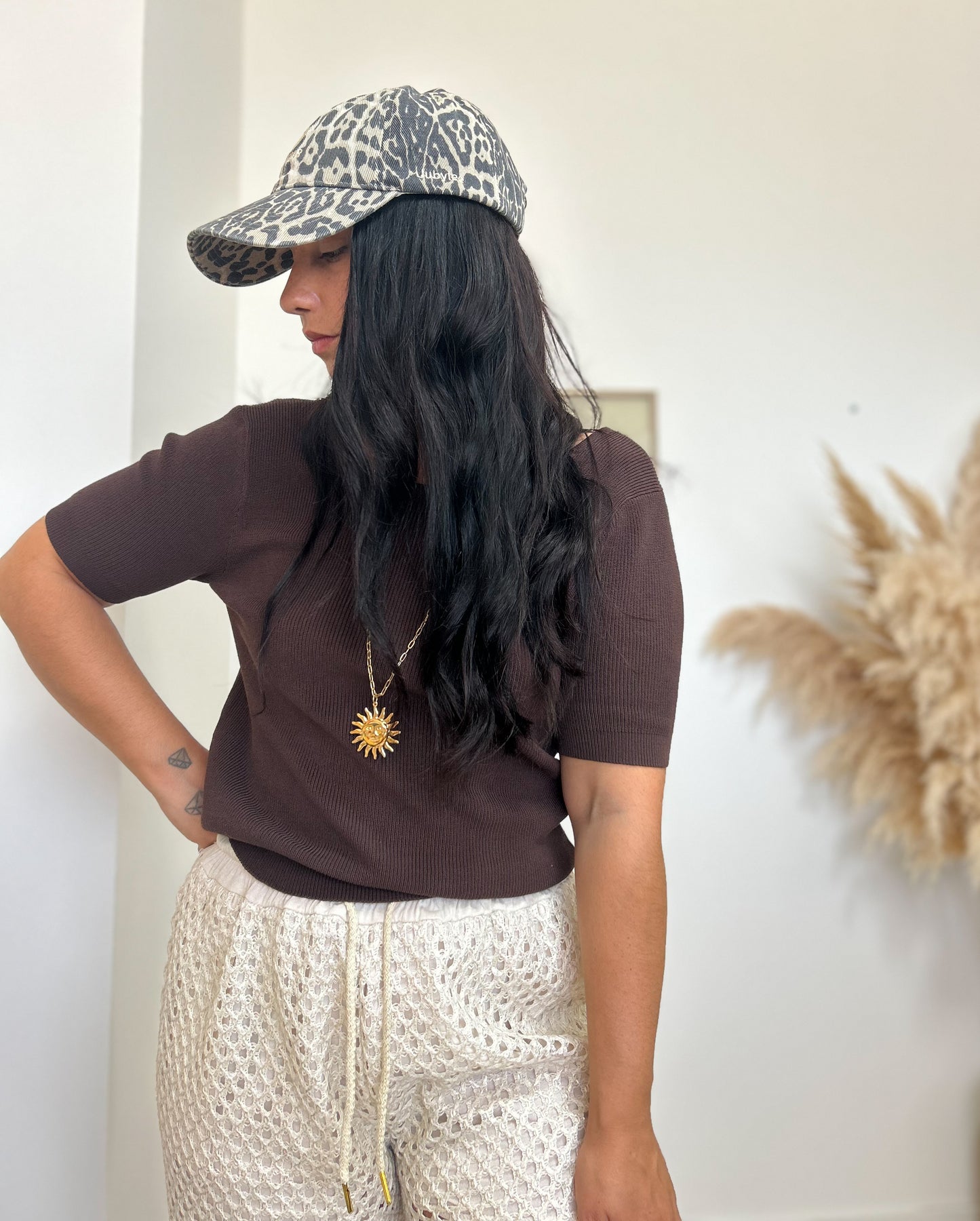 Casquette amour léopard