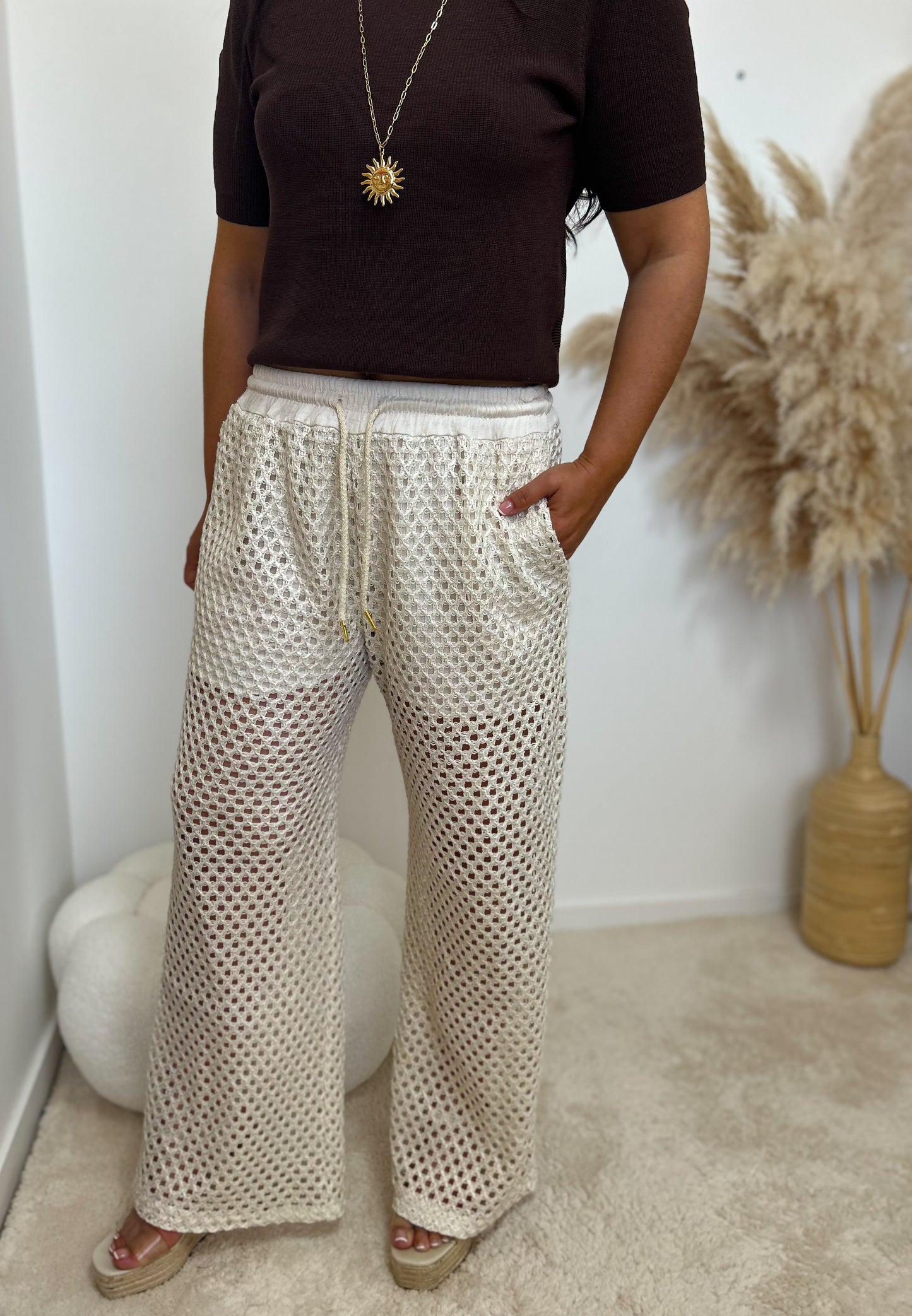 Pantalon crochet