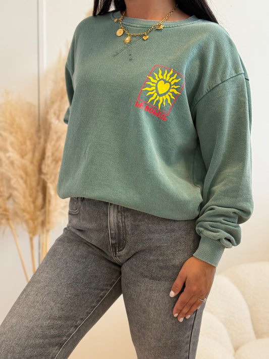 Sweat soleil vert