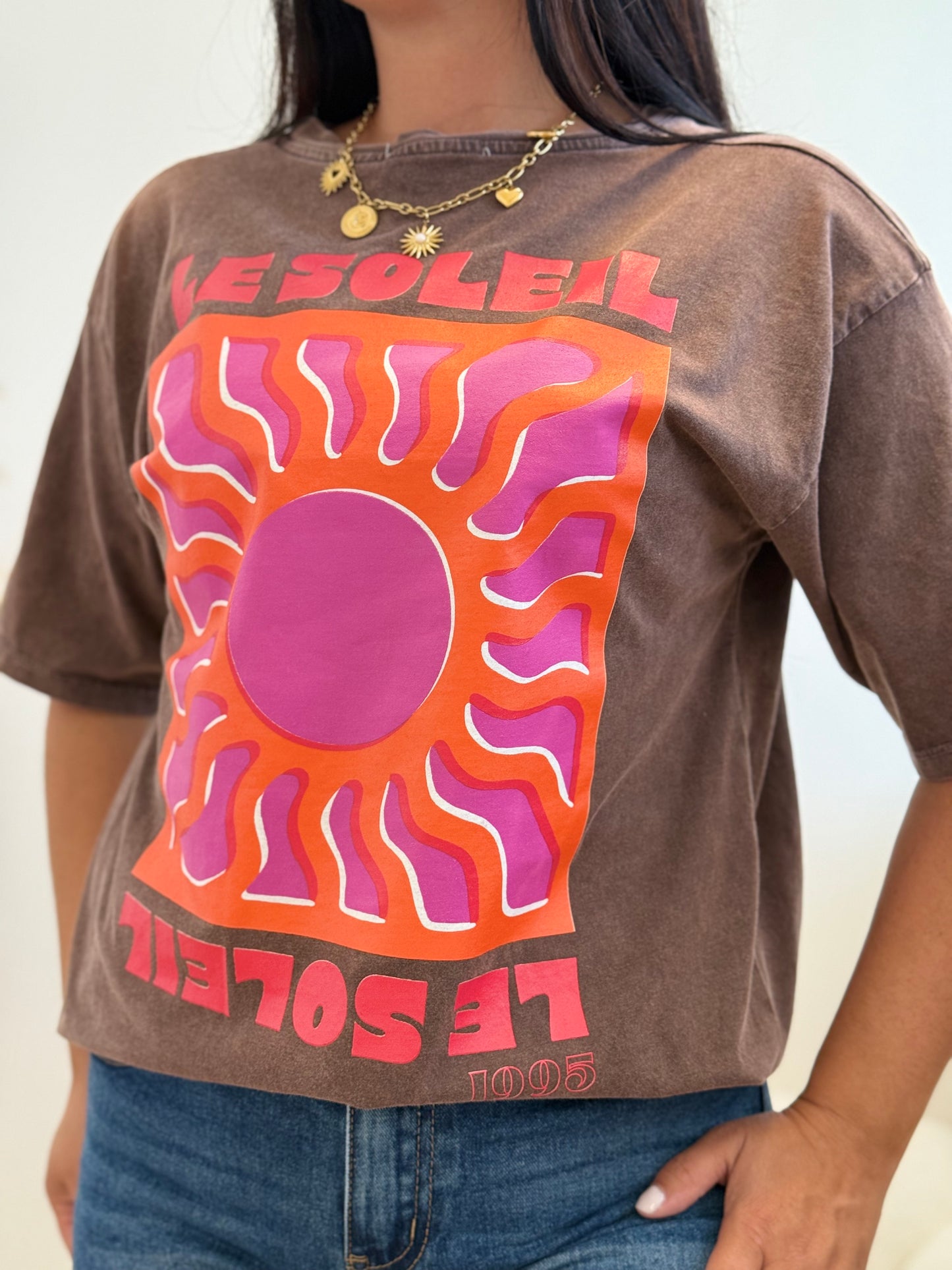 T-shirt soleil choco