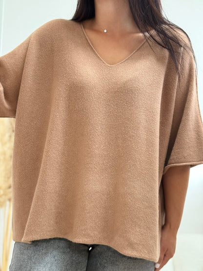 Pull manche courte