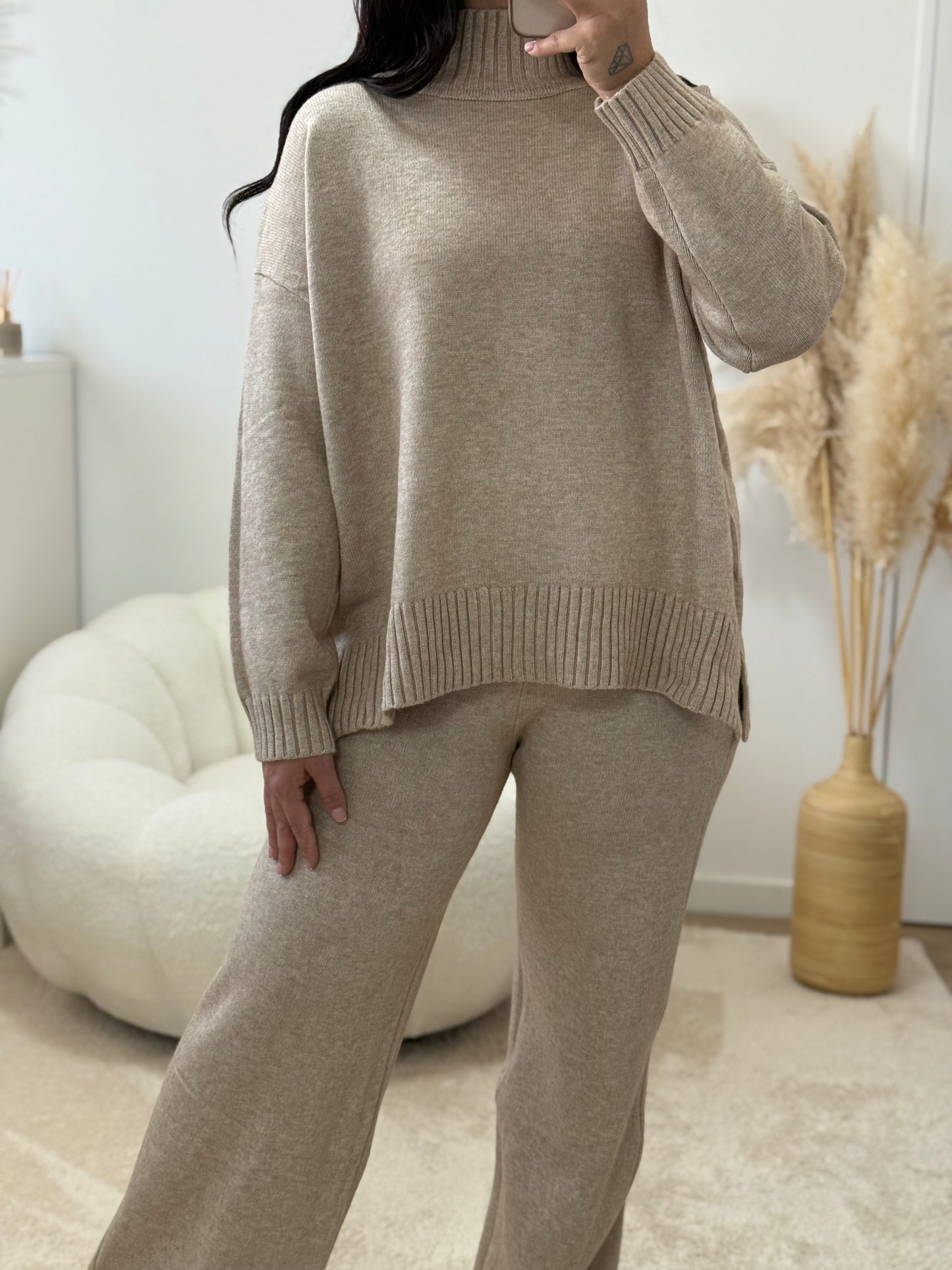 Ensemble confort taupe