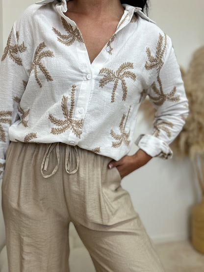 Chemise palmier
