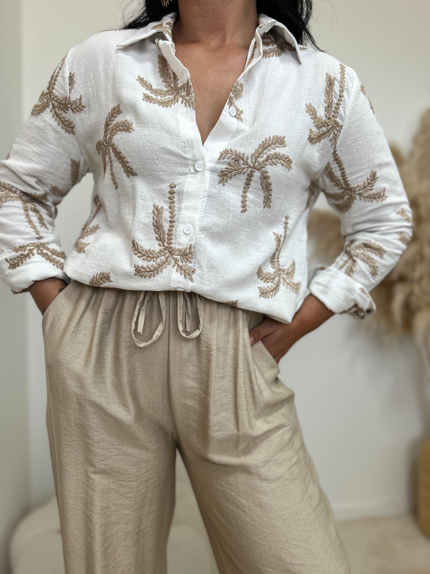 Chemise palmier